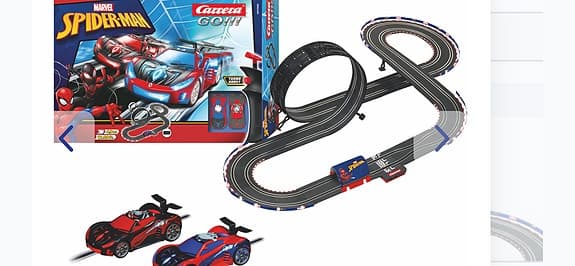Carrera GO bilbana med bilar och loop
