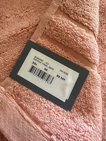 GANT handdukar & badrumsmattor – med prislapp kvar