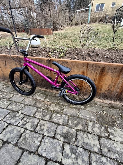 Radio bmx barncykel 18" rosa