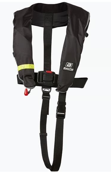Lyxig Baltic Clipper flytväst 165 N automatisk 40-150 kg svart