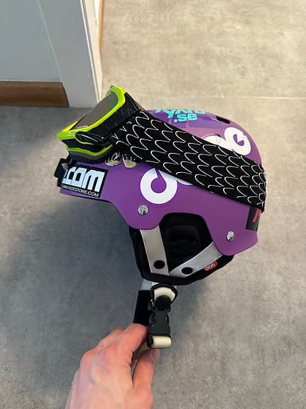 POC skid-/snowboardhjälm i storlek S med goggles