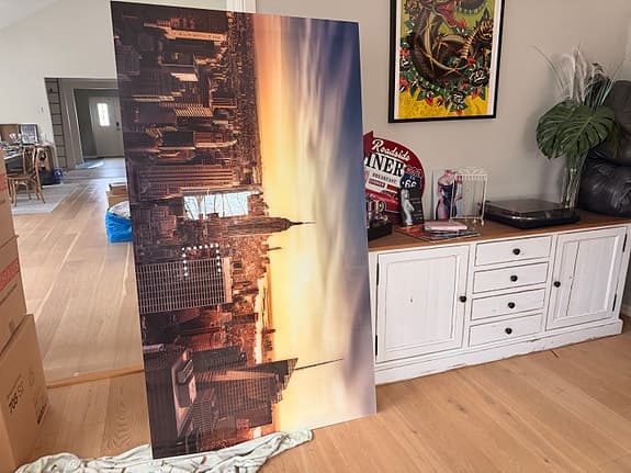 Tavla New York i plexiglas