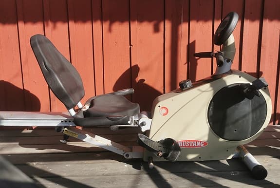 Roddmaskin med cyckel