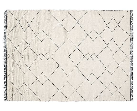 (NY) Torun handknuten matta i ull 140x200