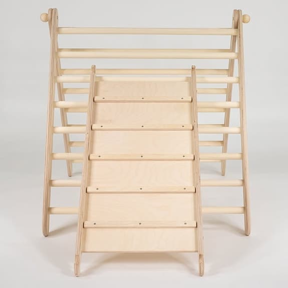 Montessori klätterställning 87 cm & ramp 100 cm – aktiv lek & motorik