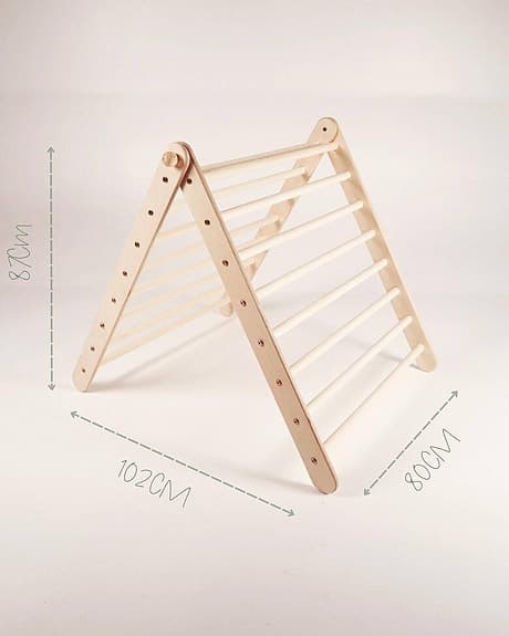 Montessori klätterställning 87 cm & ramp 100 cm – aktiv lek & motorik
