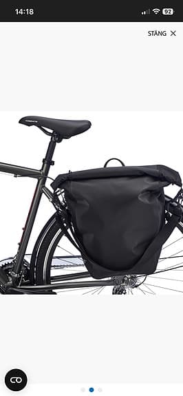 Cykelväska till pakethållare