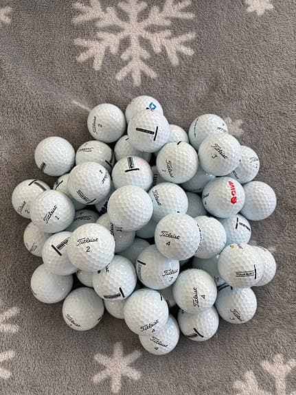 Golfbollar - 50st Titleist TourSoft Klass A