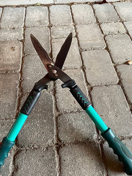 Häcksax grön nyslipad