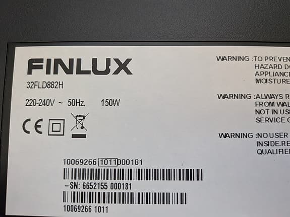 FinluX 32" TV