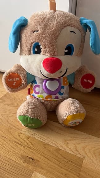 Fisher-Price leksakshund mjukdjur interaktiv