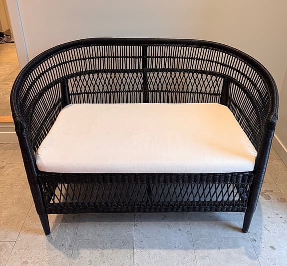Rottingsoffa svart