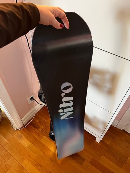 Helt nytt snowboardpaket, Nitro bräda och K2 boots