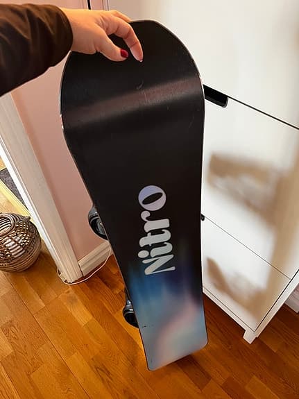Helt nytt snowboardpaket, Nitro bräda och K2 boots