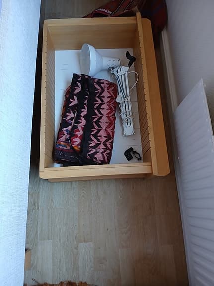 Förvaringslåda på hjul