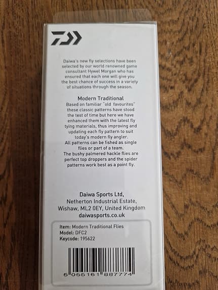 Helt ny Daiwa Modern Traditional Flies flugfiskeflugor set