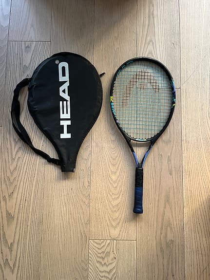 Head tennisracket, junior size 25, med fodral