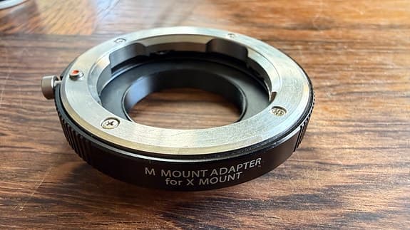 Fujifilm M Mount Adapter X Mount (Leica M till Fuji X)