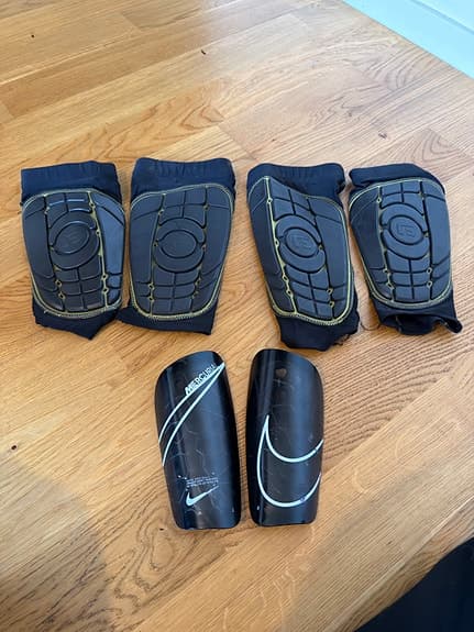 Nike och G-Form benskydd