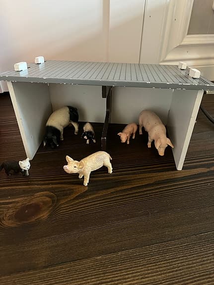 Micki bondgårdslekset med ladugård