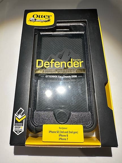 Otterbox Defender mobilskal svart Apple iPhone SE (2/3 gen), iPhone 8, iPhone 7