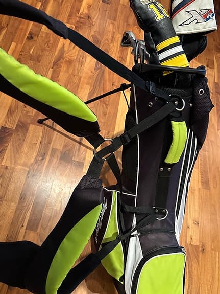 MacGregor golfbag standbag bärbagsvart grön