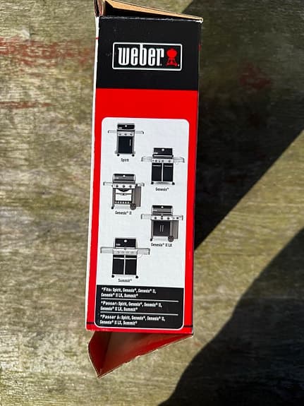 Weber slang och regulator till gasolgrill