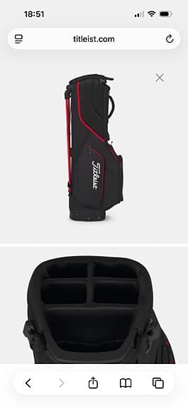 Titleist players s5 2026 golfbag ny