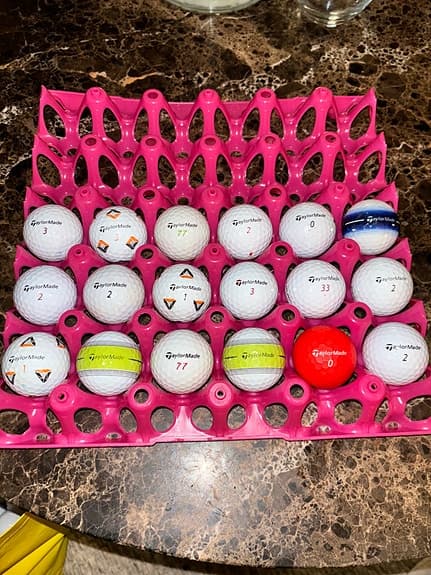 TaylorMade golfbollar blandade modeller