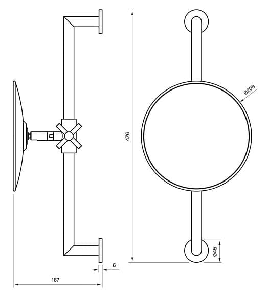 NY Tapwell sminkspegel