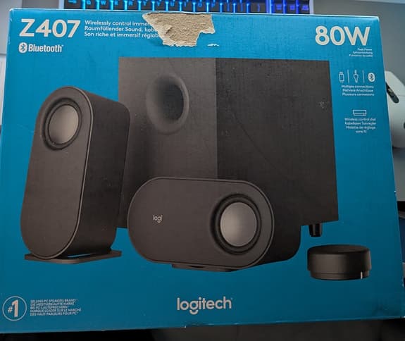 Logitech Z407  med subwoofer och bluetooth