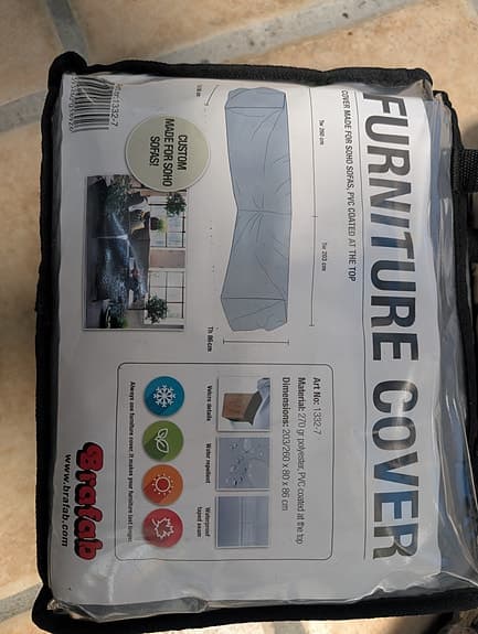 Lounge möbel överdrag