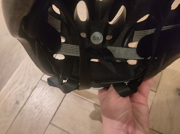 Hamax cykelhjälm S/M röd vit