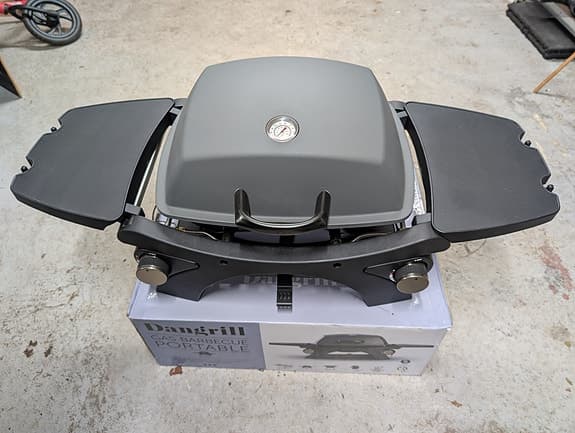 Dangrill gasolgrill med gjutjärnsgaller 5kw