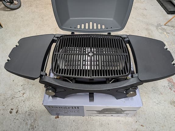 Dangrill gasolgrill med gjutjärnsgaller 5kw