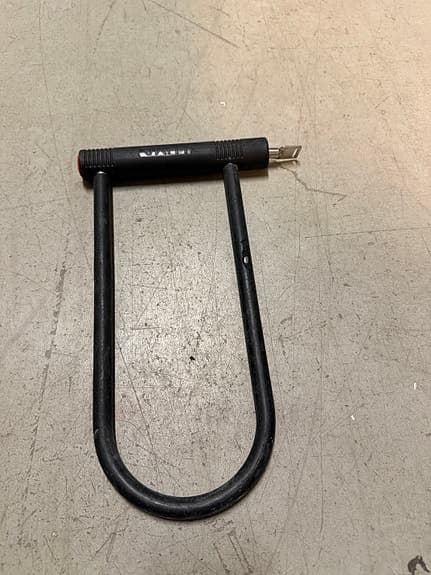 Abus cykellås U-lås och vajerlås svart och grönt