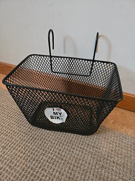 Cykelkorg till barncykel – "I ❤️ MY BIKE"