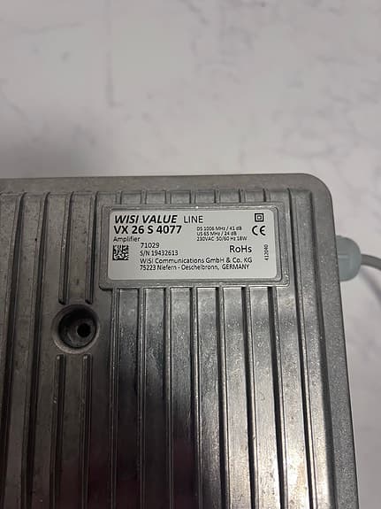 WISI VALUE Line VX 26 S 4077 Förstärkare