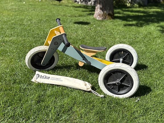 Wishbone Bike 3in1 Designer Wooden Balance Bike and Walker