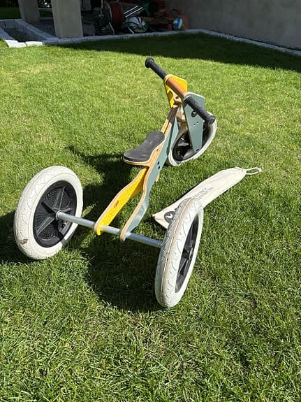 Wishbone Bike 3in1 Designer Wooden Balance Bike and Walker