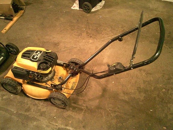 stiga sa 45 ohv 140cc gräsklippare renov. obj. har fungerat ej startad