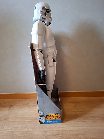 Star Wars Stormtrooper stor actionfigur vit plast