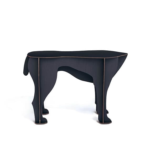 Ibride Dog stool Sultan. Pall formen av en hund