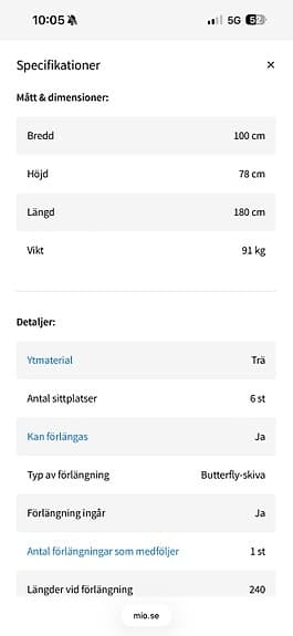WoodenforgeMatgrupp med 3 stolar och 1 bänk antikbrun