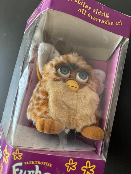 Furby elektronisk interaktiv leksak brun