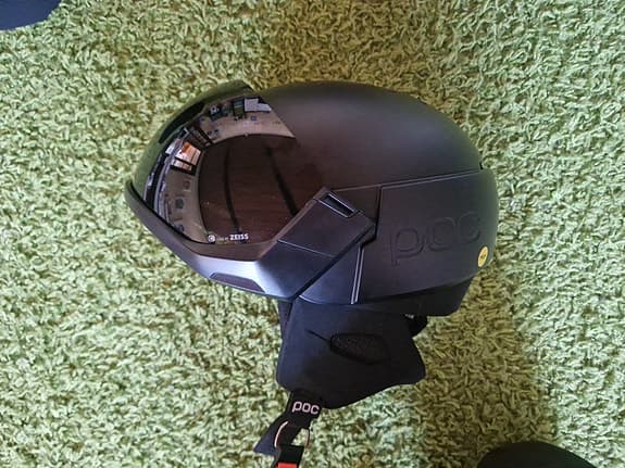 POC Fornix MIPS skidhjälm med visir svart