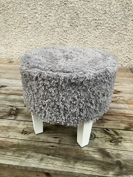 Grå pall /puff