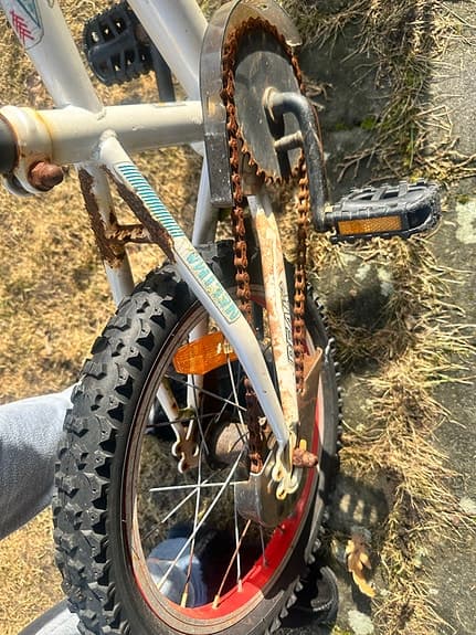 Crescent barncykel 16" vit