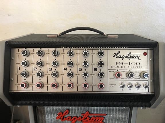 Hagström PA 100 Solid State förstärkartopp