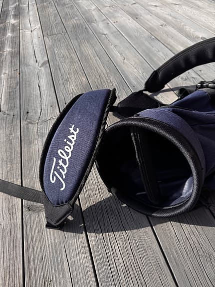 Titleist golfbag pencillbag bärbag blå